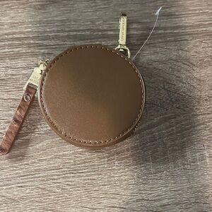 Steve Madden Tan Coin Purse with Gold Details